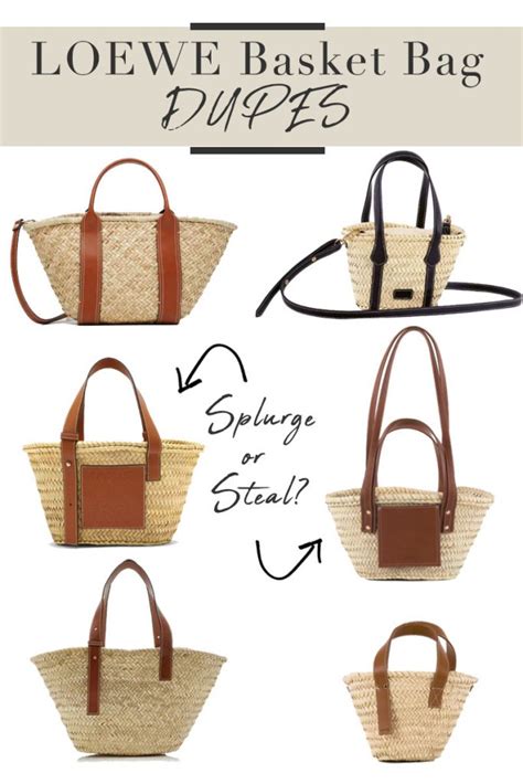 loewe basket bag dupe 2022|loewe's style raffia bags.